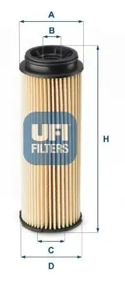 UFI 25.252.00 Yağ Filtresi resmi