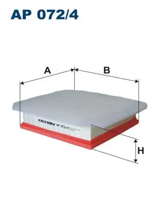 FILTRON AP072/4 Hava Filtresi 835075 resmi