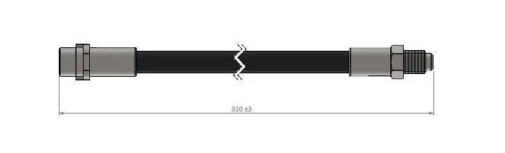 CAVO C800739A Arka Fren Hortumu 1241280135 resmi