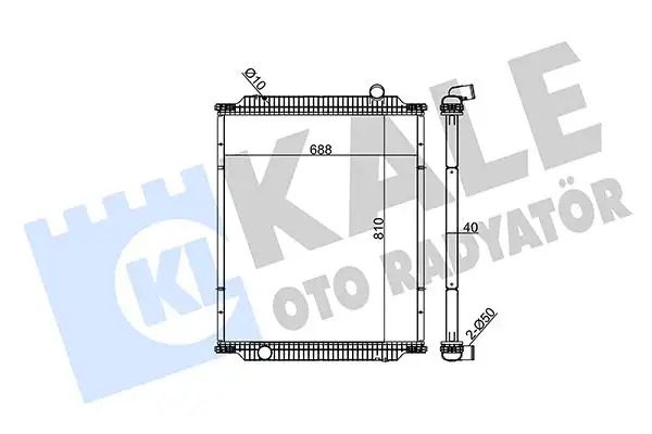KALE 349445 Radyatör resmi