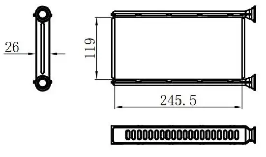 ORIS KMI051026 Kalorifer Radyatörü 5240015620 resmi