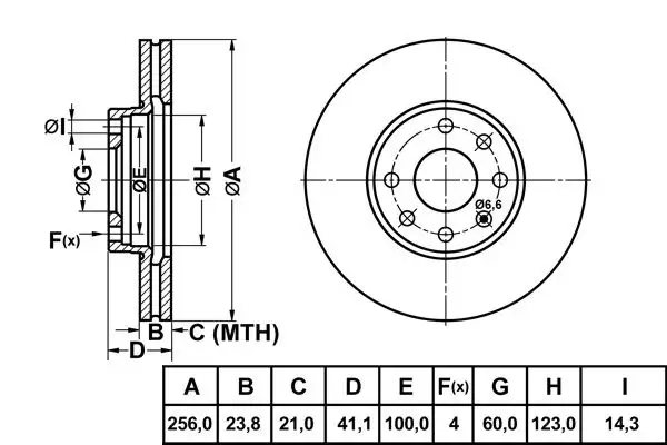 MGA 50134 Ön Fren Diski 569059 resmi