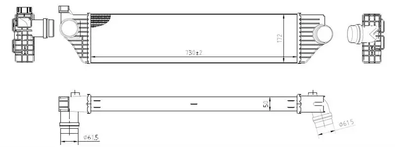 MGA 80786 Turbo Radyatörü 144960015R resmi