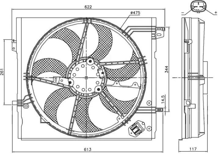ORIS FNI022000 Fan Motoru resmi