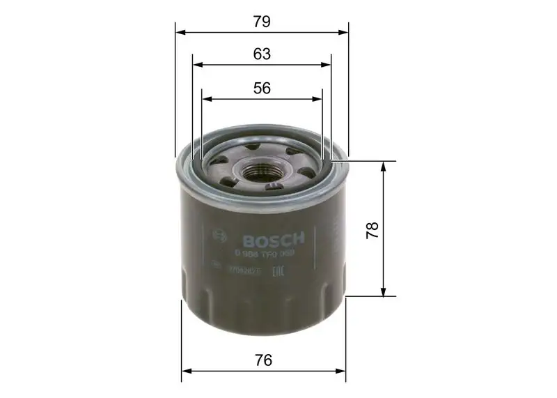 BOSCH 0986TF0059 Yağ Filtresi resmi