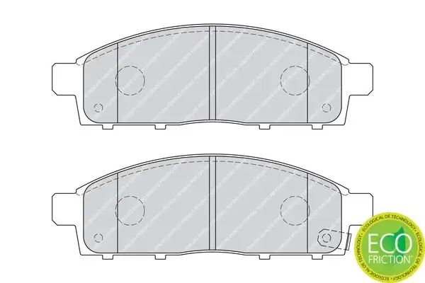 FERODO FDB4023 Ön Fren Balatası resmi