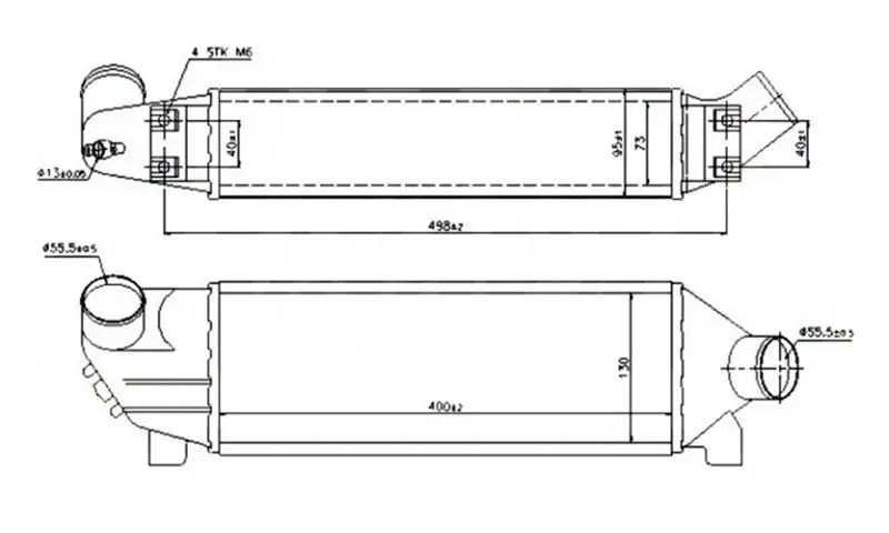 MGA 80560 Turbo Radyatörü ME1C159L440BE resmi