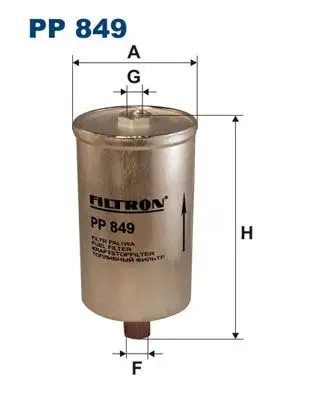 FILTRON PP849 Yakıt Filtresi resmi