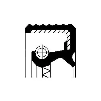 CORTECO 15026518B (82026518) Yağ Keçesi 90405100 resmi