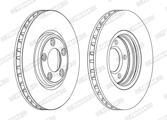 FERODO DDF1107C Ön Fren Diski JLM20801 resmi