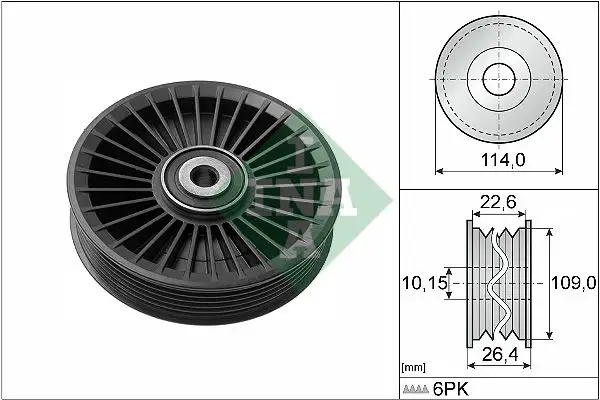 INA 532010810 Alternatör Gergi Rulmanı resmi