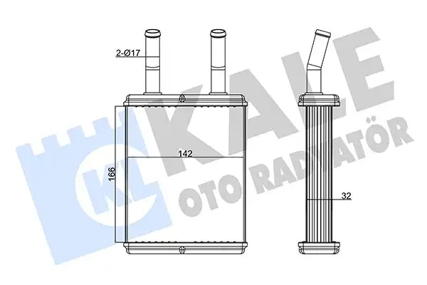 KALE 346770 Kalorifer Radyatörü 9712324001 resmi