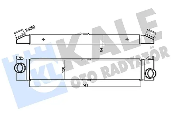 KALE 343210 Turbo Radyatörü 1347700080 resmi