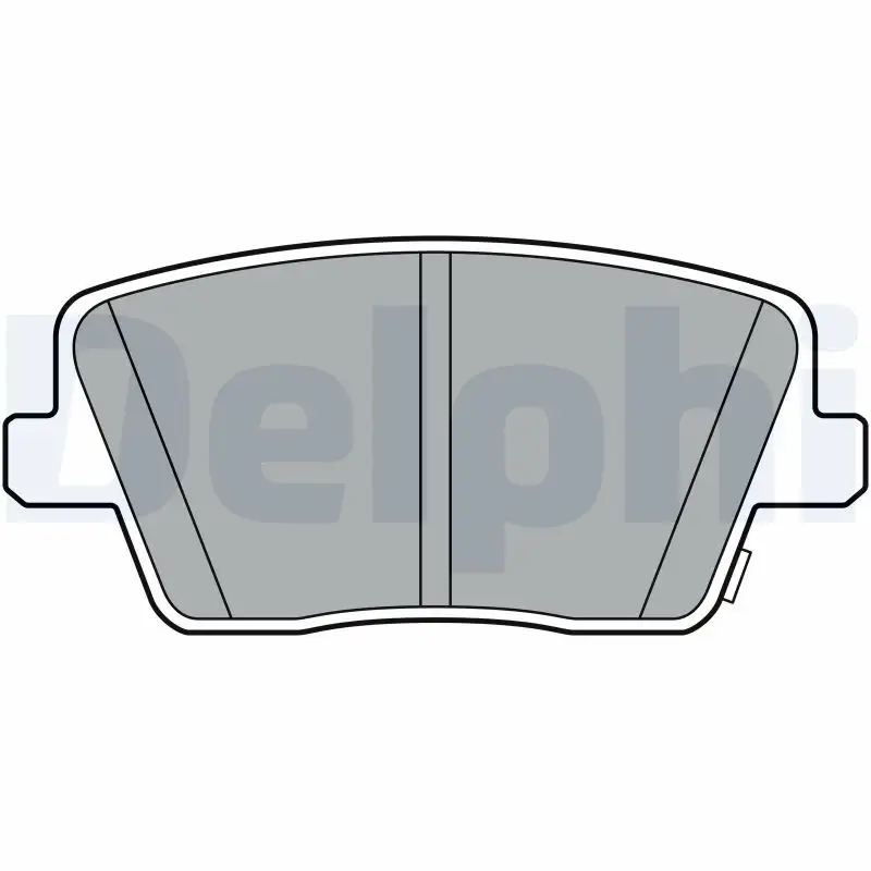 DELPHI LP3404 Arka Fren Balatası resmi