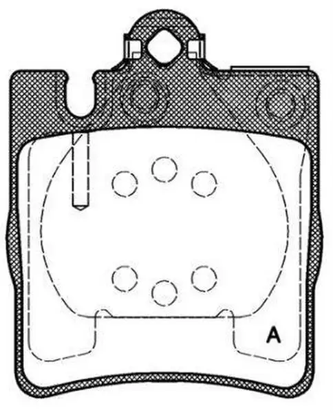 MGA 56317 Arka Fren Balatası 24205220 resmi