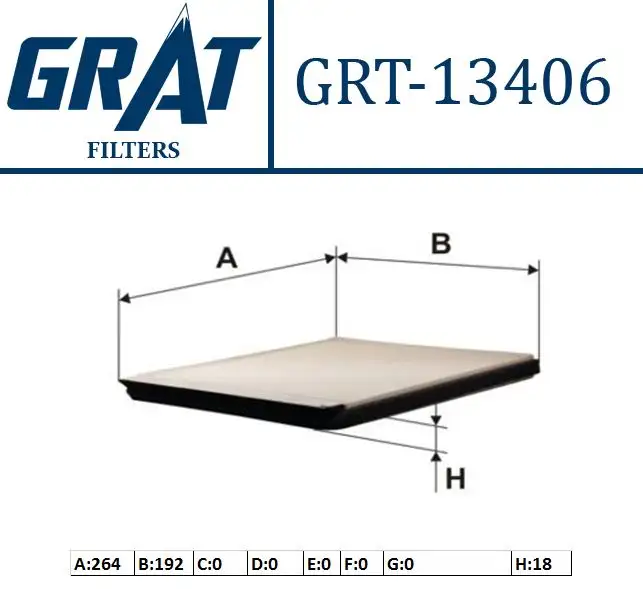 GRAT 13406 Polen Filtresi 6447FG resmi