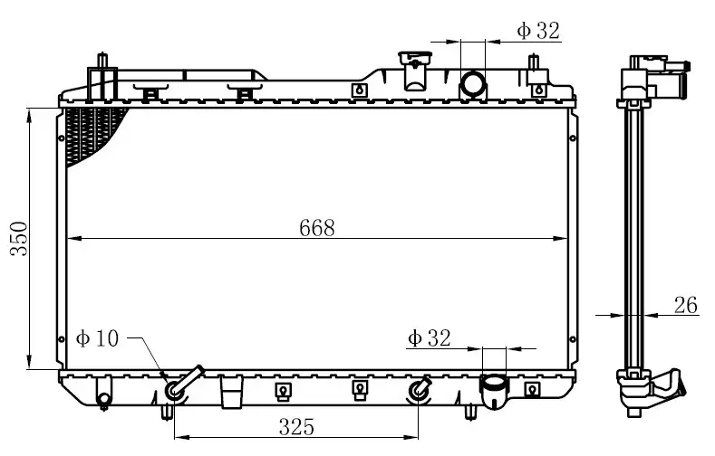 ORIS BHN000016 Radyatör resmi