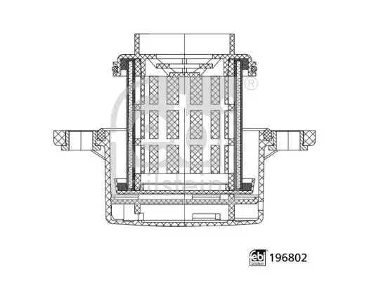 FEBI 196802 Hava Filtresi A0004301269 resmi