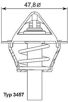 WAHLER 3457.90D Termostat A2712000015 resmi