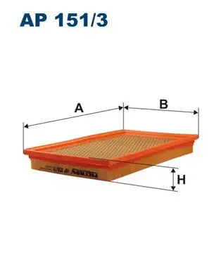 FILTRON AP151/3 Hava Filtresi resmi
