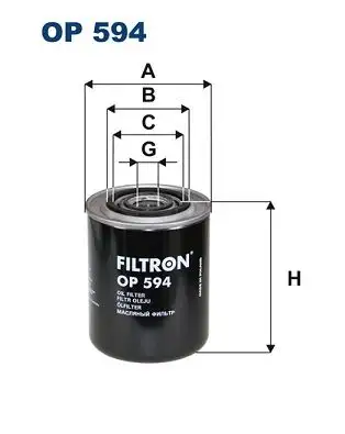 FILTRON OP594 Yağ Filtresi resmi