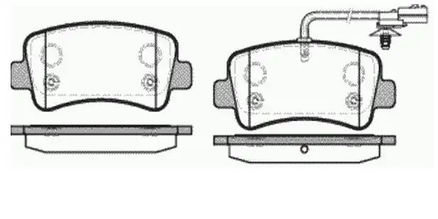 MGA 55147 Arka Fren Balatası 440600264R resmi