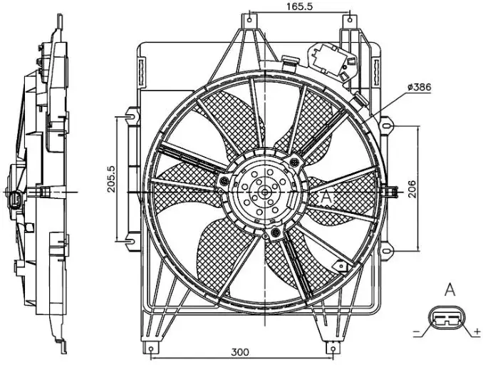 ORIS FRN04600R Fan Motoru 7701045816 resmi