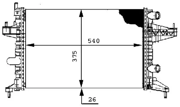 MAHLE CR388000S Radyatör resmi