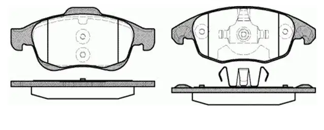 MGA 55170 Ön Fren Balatası 425425 resmi