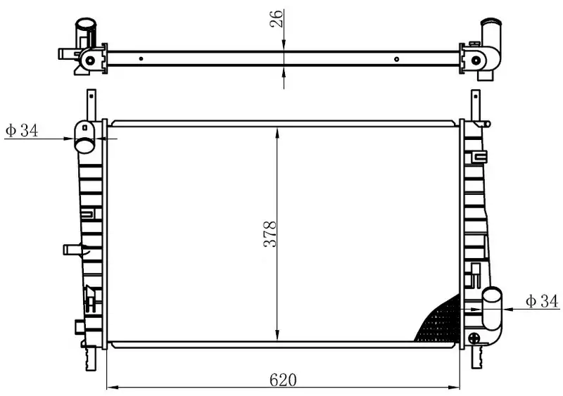 ORIS BFR079026 Radyatör resmi