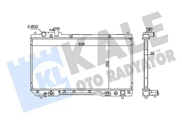 KALE 342185 Radyatör resmi