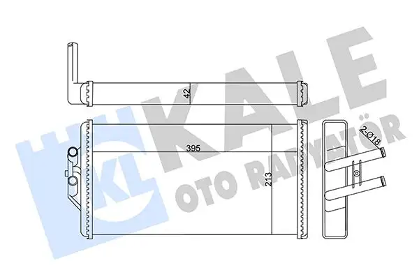 KALE 346615 Kalorifer Radyatörü resmi