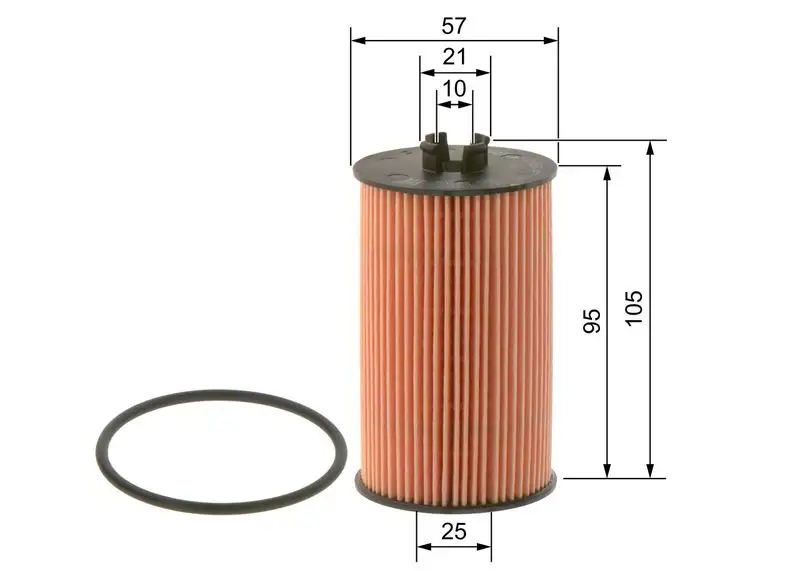 BOSCH 09864B7009 Yağ Filtresi resmi