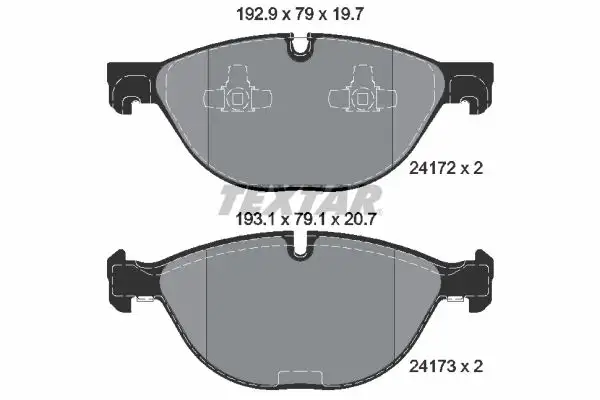 TEXTAR 2417201 Ön Fren Balatası resmi