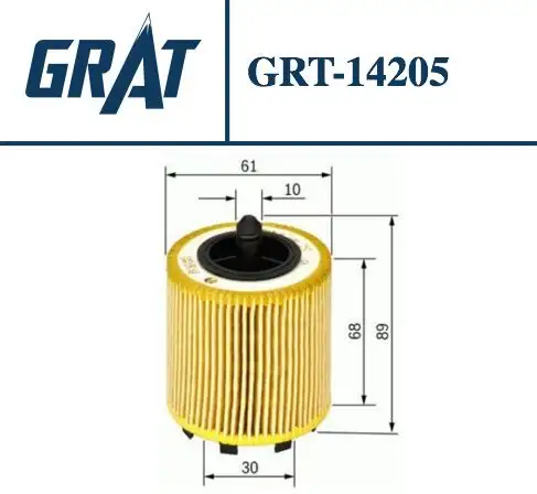 GRAT 14205 Yağ Filtresi 12579143 resmi