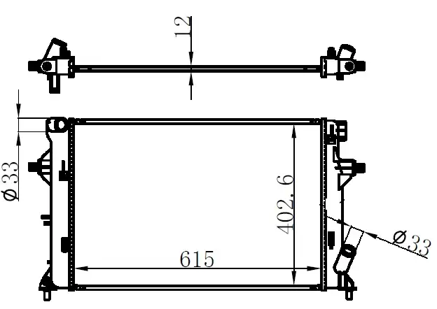 ORIS BHY199012 Radyatör 25310F2000 resmi