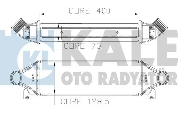 KALE 020CAC030 Turbo Radyatörü resmi