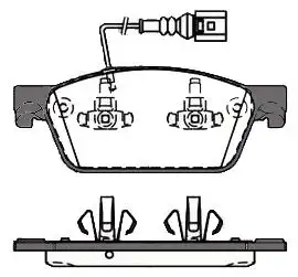 MGA 55567 Ön Fren Balatası 7E0698151 resmi
