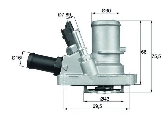 MAHLE TI14488 Termostat resmi