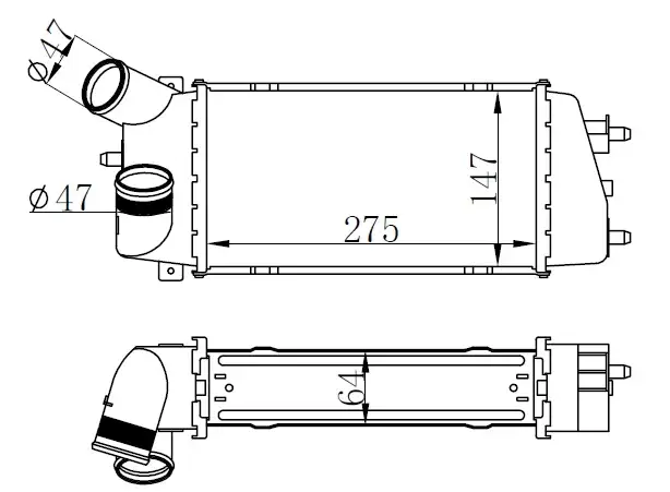 ORIS ICI083064 Turbo Radyatörü 0384G2 resmi