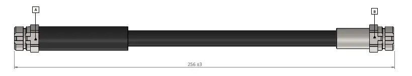 CAVO C900370A Arka Fren Hortumu 1K0611775 resmi