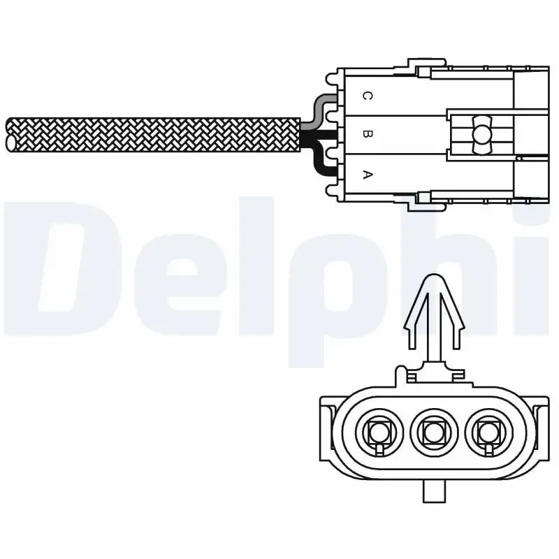 DELPHI ES10995-12B1 Oksijen Sensörü 7700101345 resmi