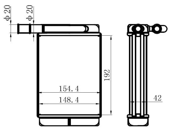ORIS KHY516042 Kalorifer Radyatörü 971233000 resmi