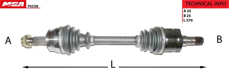 MGA 70338 Ön Aks (Sol) 374791 resmi