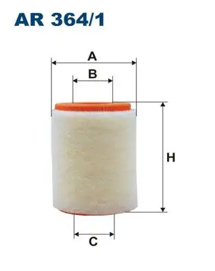 FILTRON AR364/1 Hava Filtresi A1600940104 resmi