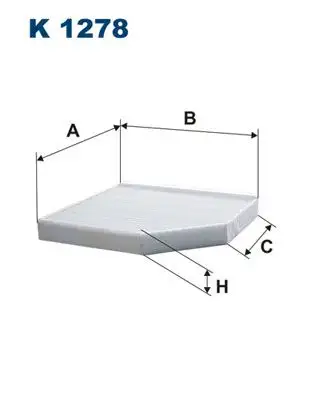FILTRON K1278 Polen Filtresi 8K0819439C resmi