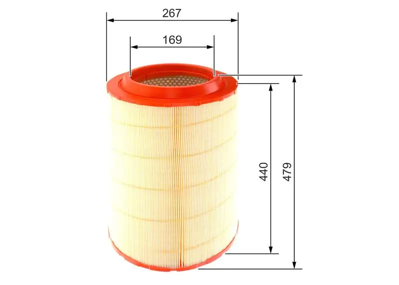 BOSCH 09864B0004 Hava Filtresi resmi