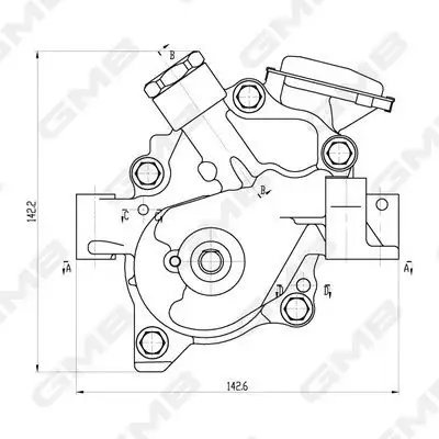 GMB GOAS-132A Yağ Pompası 1510037030 resmi