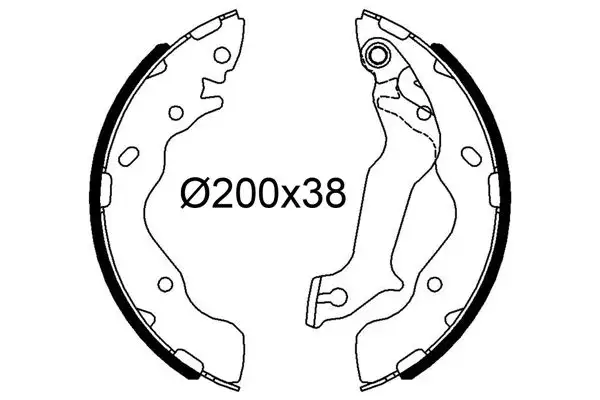 VALEO 564286 Arka Fren Balatası 583502KA00 resmi