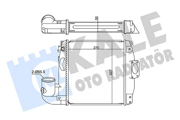KALE 350765 Turbo Radyatörü 179400L010 resmi
